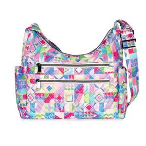 Lug Camper SE Crossbody Bag Small World Multi Disney Print